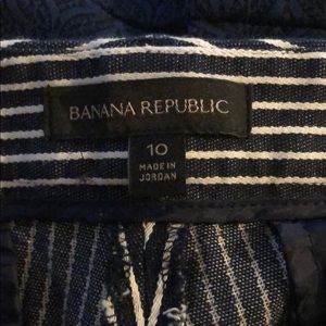 Banana Republic Sloan striped trousers